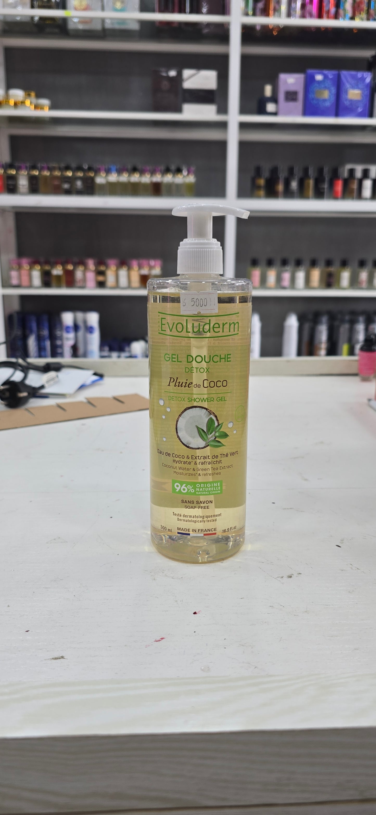 EVOLUDERM GEL DOUCHE DETOX PLUIE DE COCO