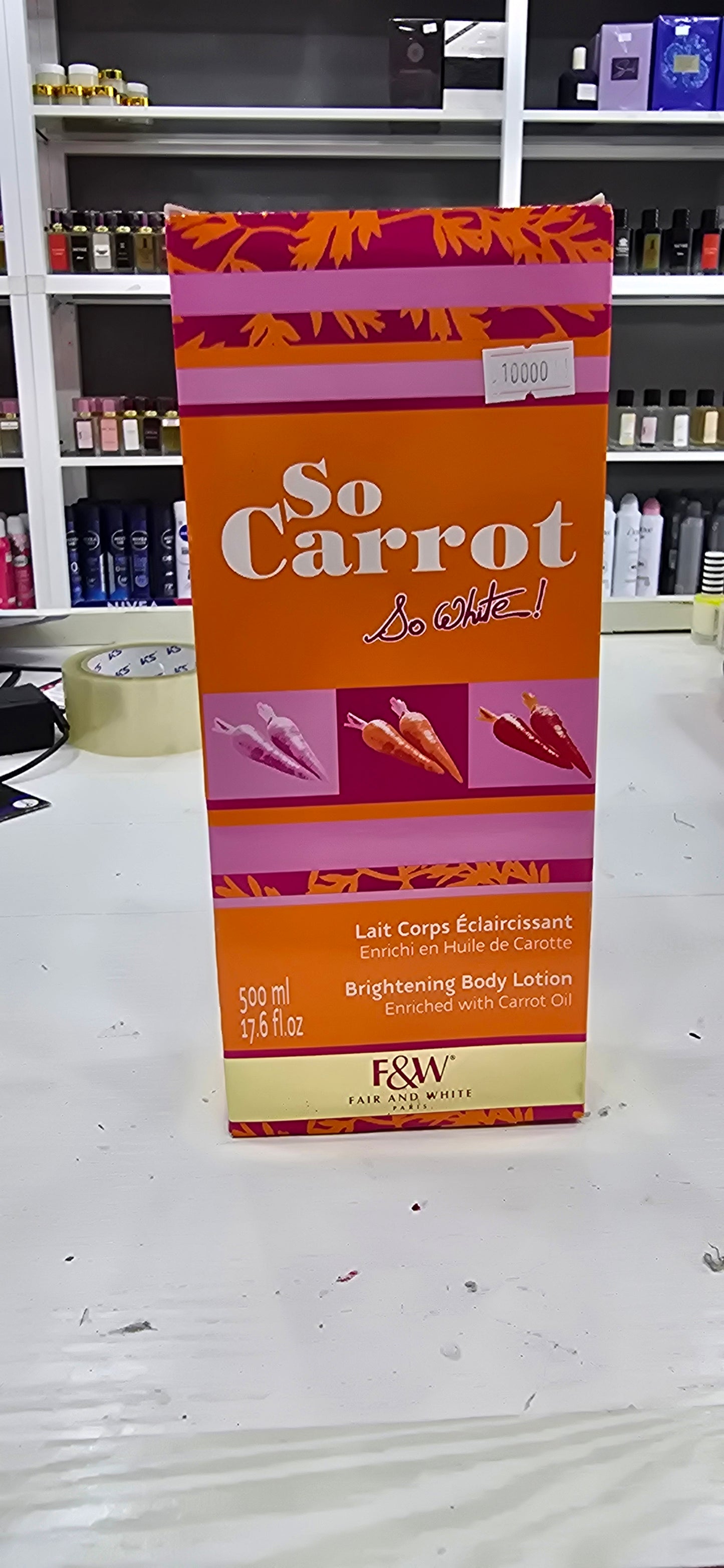 FAIR AND WHITE LAIT SO CARROT