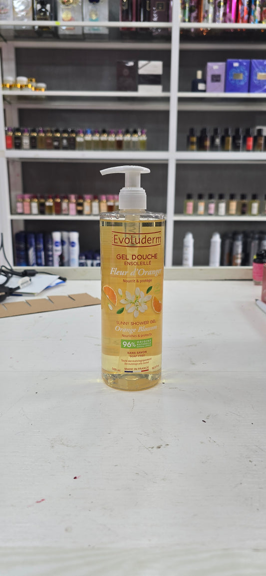 EVOLUDERM GEL DOUCHE ENSOLEILLE FLEUR D'ORANGE