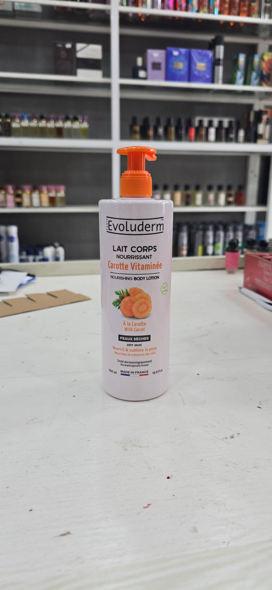 EVOLUDERM LAIT CORPS NOURRISSANT CARROTE VITAMINEE